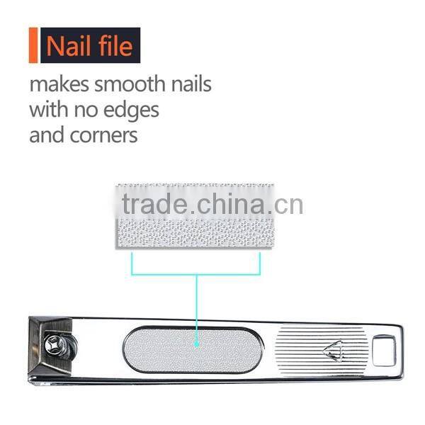 2 packs Nail Clippers Set, Topcom Stainless Steel Fingernails Clippers & Toenails Clippers