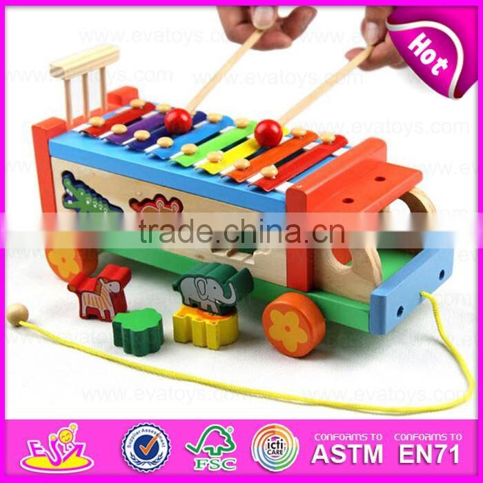 2016 hottest kids educational wooden car toy W04A214