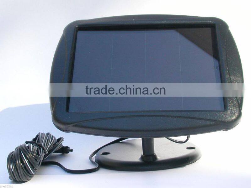 Black Solar Motion Sensor Outdoor 36 LED Dual Security Flood Light