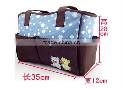 high-capacity and multifunction diaper bag with microfiber