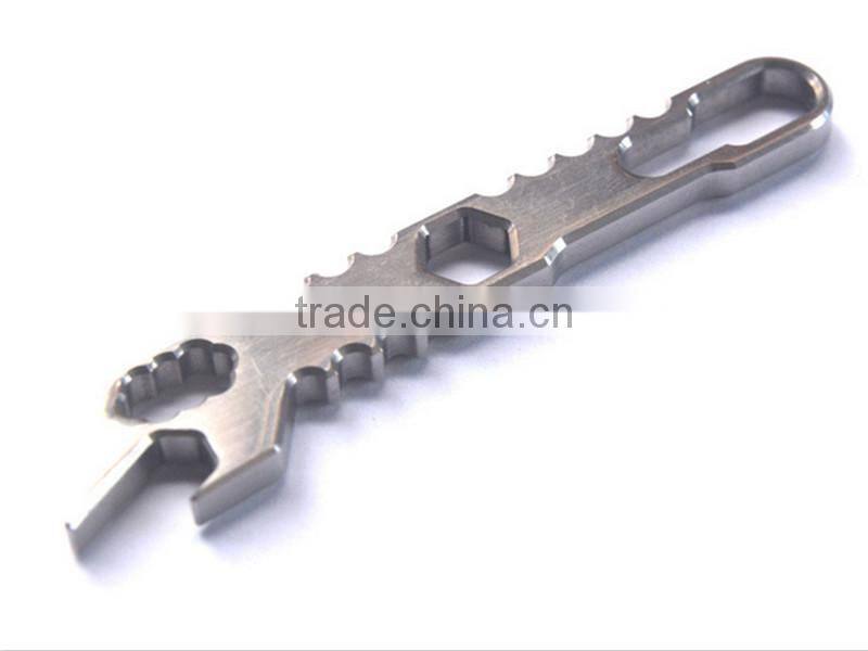 TK-2158 EDC Titanium Alloy beer opener Crowbar Screwdriver Multipurpose Pocket Survival Tool