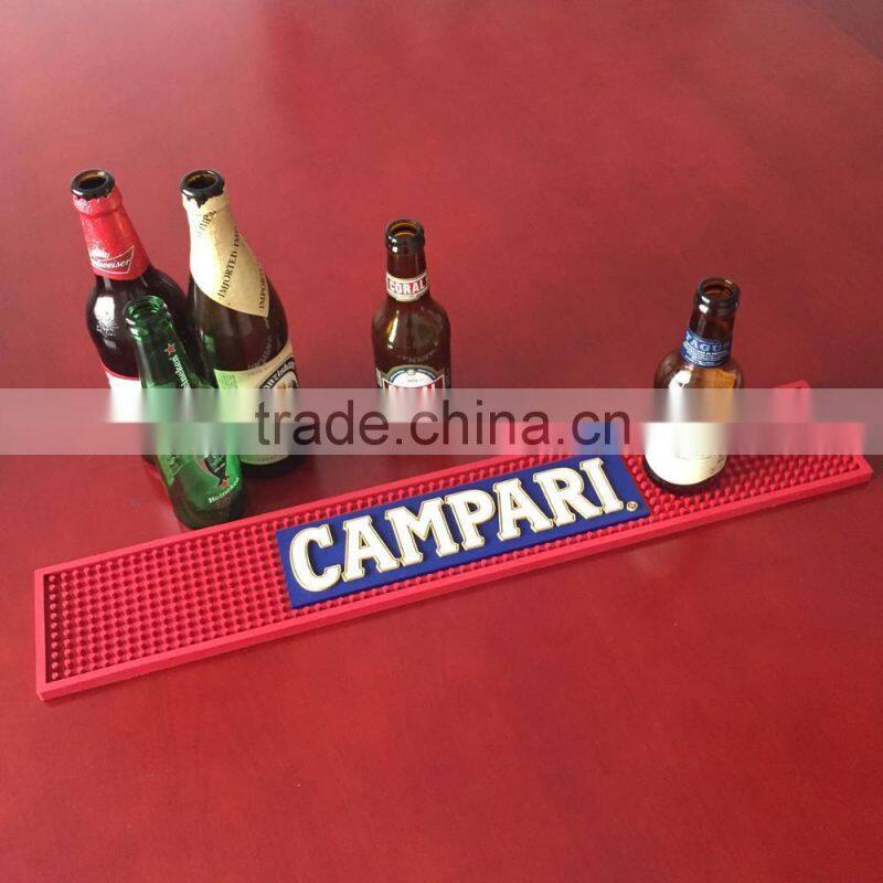 Big size 3D promotional PVC bar mat rubber bar mat