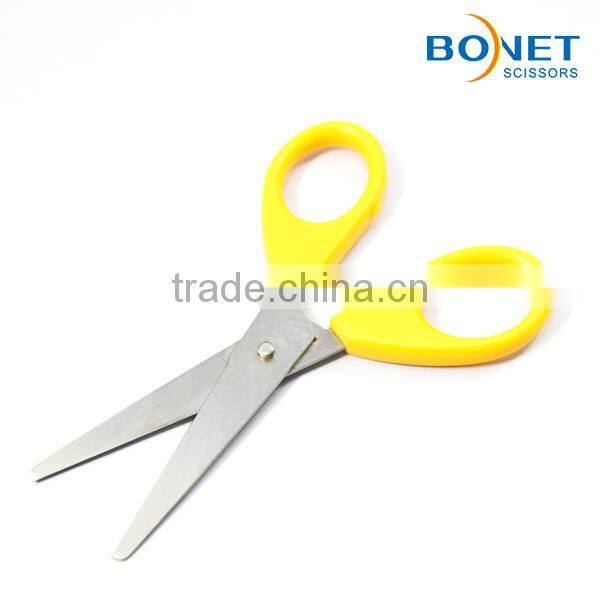 SSC0002 FDA certificated 4-1/4" Economic colorful plastic student rounded point scissors set 3ps