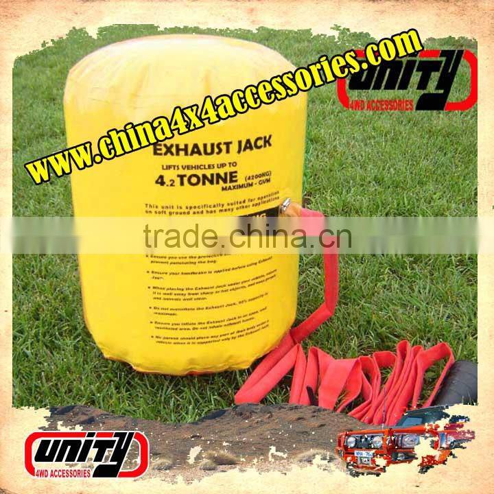 4x4 offroad vehixle orange color 3 ton air jack