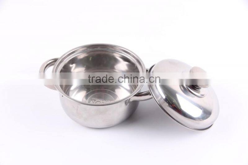 Hot Selling Tall Metal Stainless Steel Soup Pan Sause Pot
