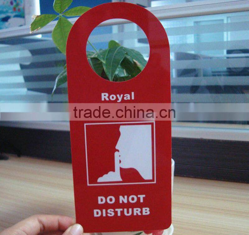 2015 open closed door knob hanger sign