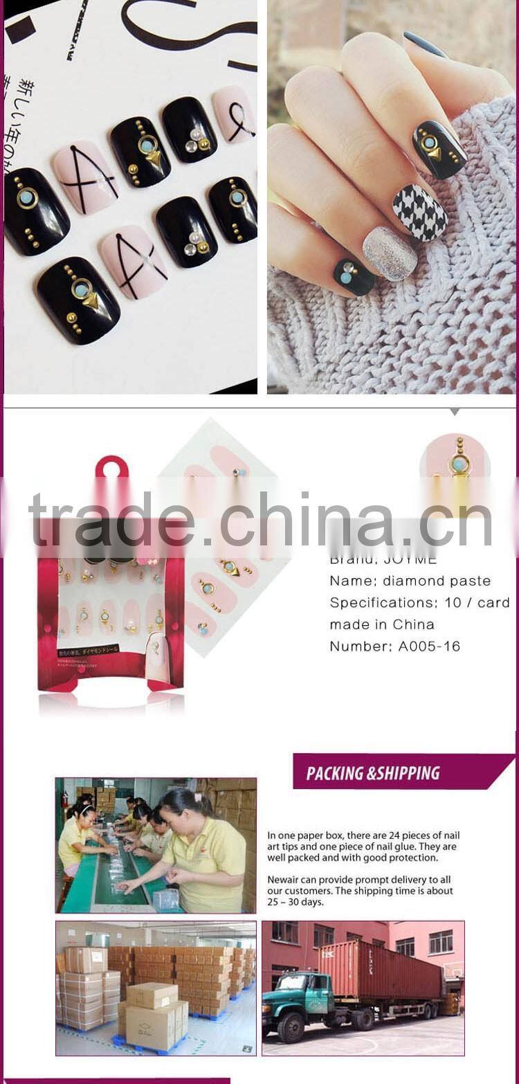 New Air 3D Fashional Rhinestones Nail Art Decoration Adhesive Acrylic Diamond Sticker