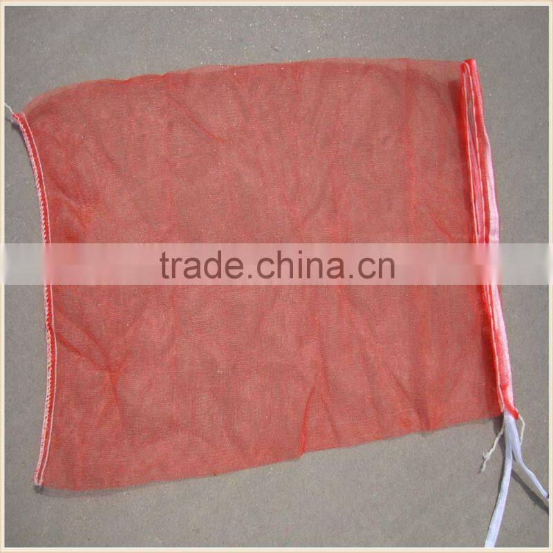 colorful PE mesh bag for vegetable packing