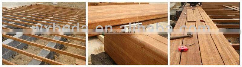 Dark Carbonized Decking Floor