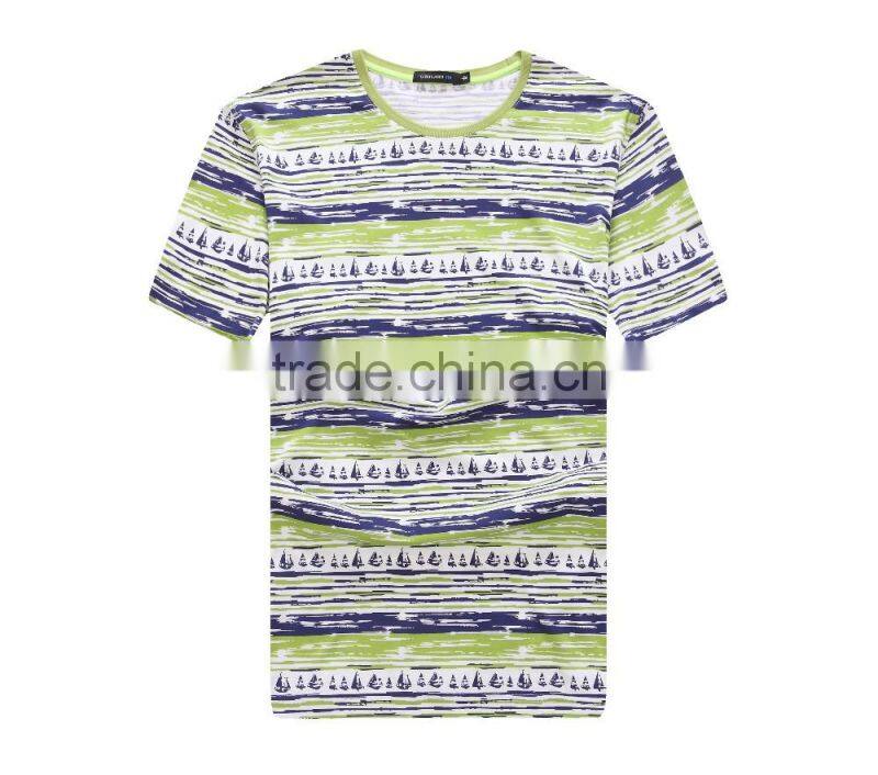 custom men new modal mixed cotton solid t shirt