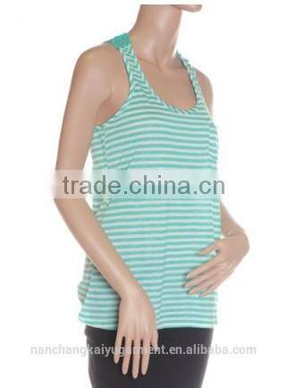 Cotton elastic tank top for women
