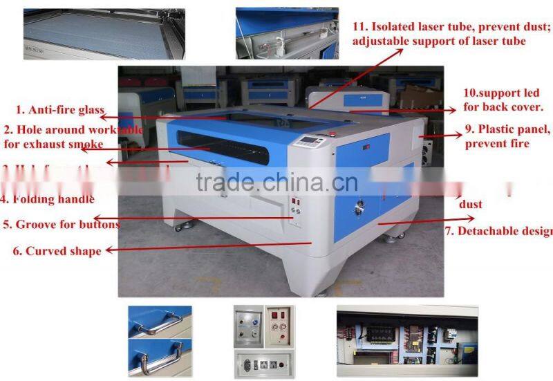 hot sale co2 laser wood acrylic MDF engraving cutting machine price