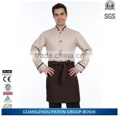 Hard Fabric for Elegant Look Men's Cotton chef Aprons