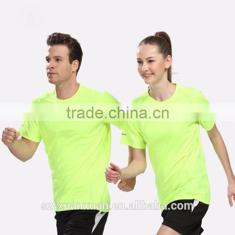 custom cotton fit running t-shirt with short sleeve