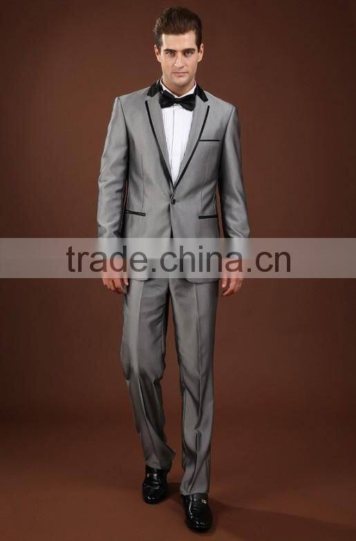 dark gray coat pant suits for men