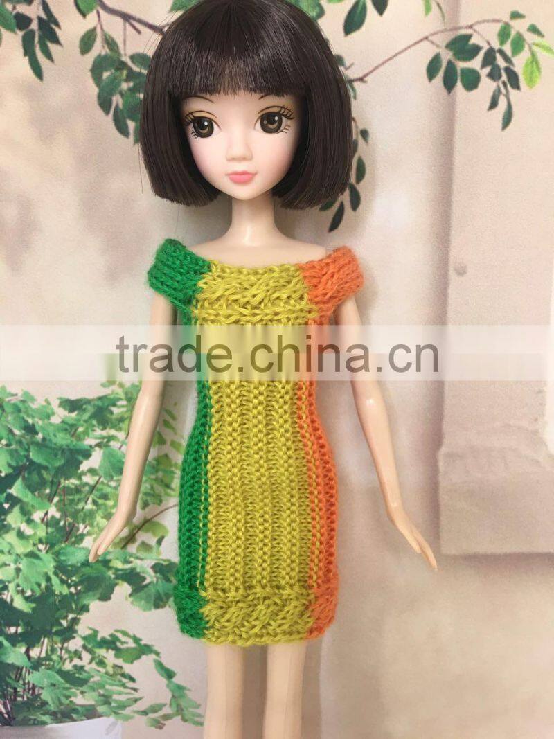 2017 New design doll clothing my sweet love handmade baby doll sweater