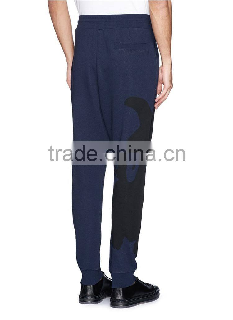 New style fit mens formal pant trousers black high waist trousers