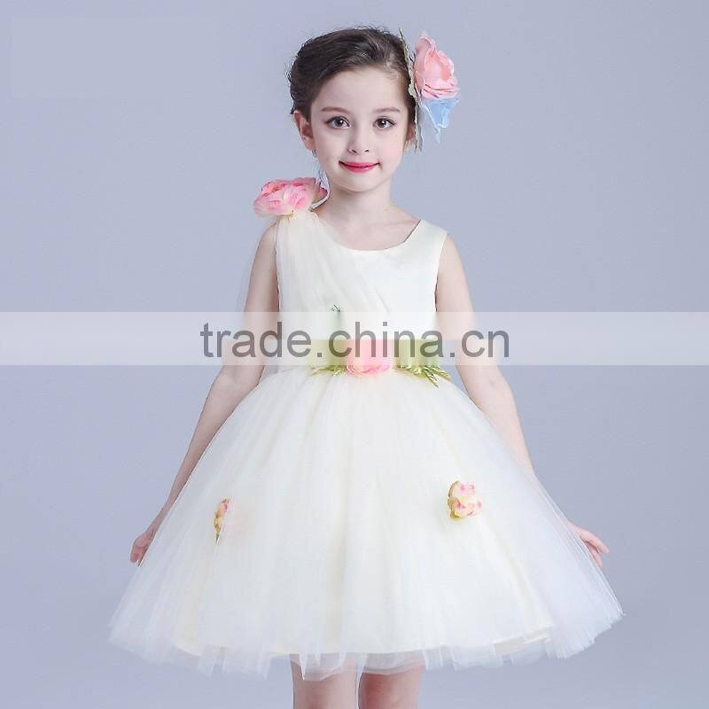 2017 Girls Dress Up Games Names With Pictures Ivory Jacquard Bodice With Tulle Skirt Removable Sashes