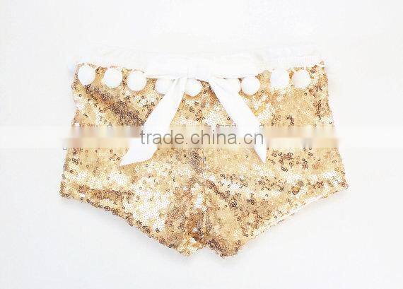 2017 new style baby sequin shorts pink sequin baby shorts wholesale