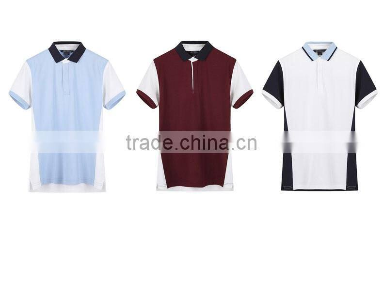 2016 OEM service high quality high school uniform sport polo shirts fabric for girls