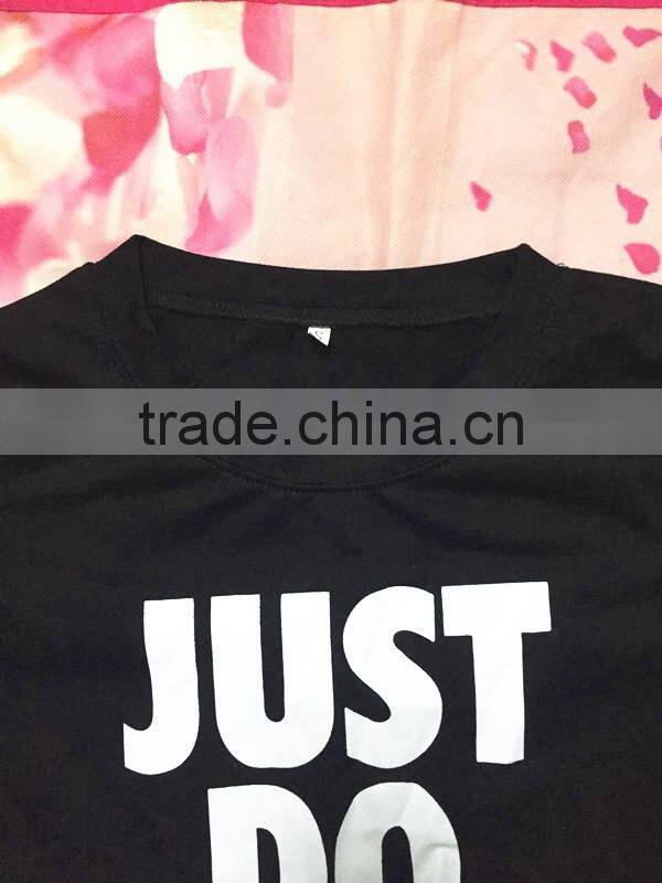 New Fashion women letter printed short sleeve t shirt tee shirt casual loose blouse tops