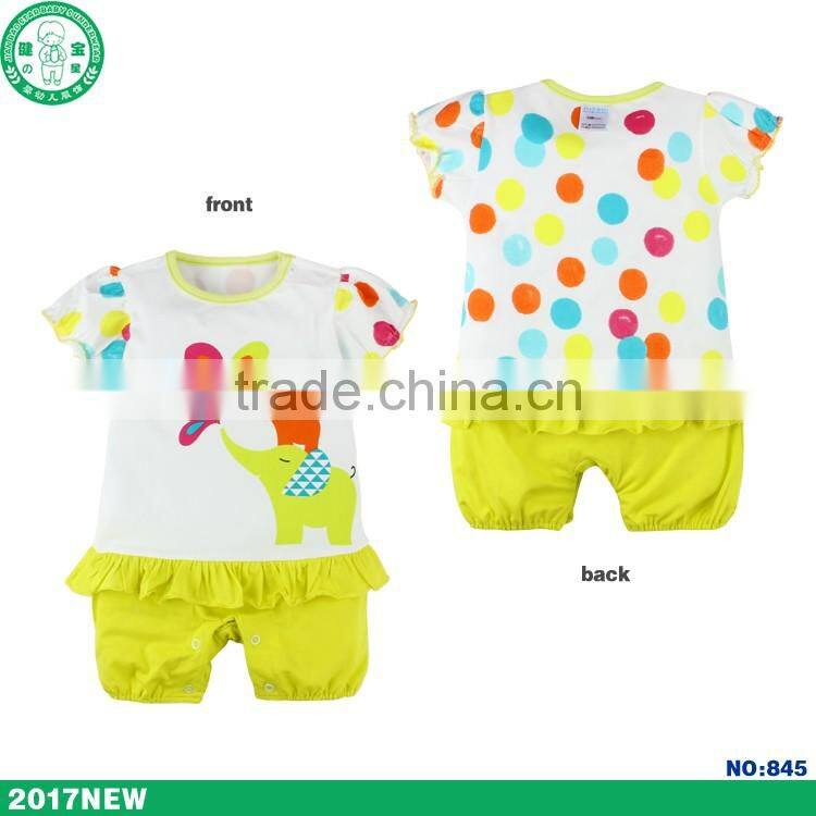 New Design Baby Boutique Girl Clothing Wholesale Baby Jumpsuits