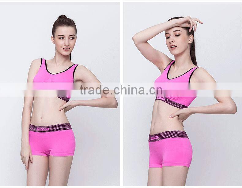 Factory Provide New Style Sex Seamless Girl Bra and Panty Set