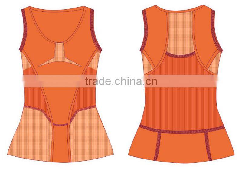 2015 fashion new designed stringer tank top