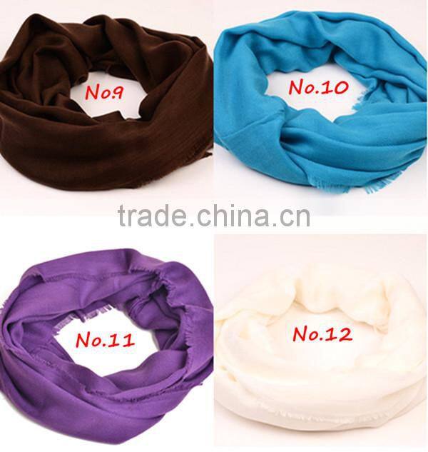 new design high quality 20color choice new solid acrylic material scarf women