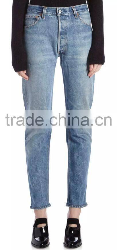 High Quality Stretchy High Rise Skinny Jeans Pants with Five Pockets