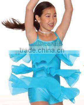 Child Champagne Adult Children Jazz Latin Dance Costume