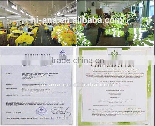 hi-ana reflective2 Export to 70 countries pink safety reflective jackets