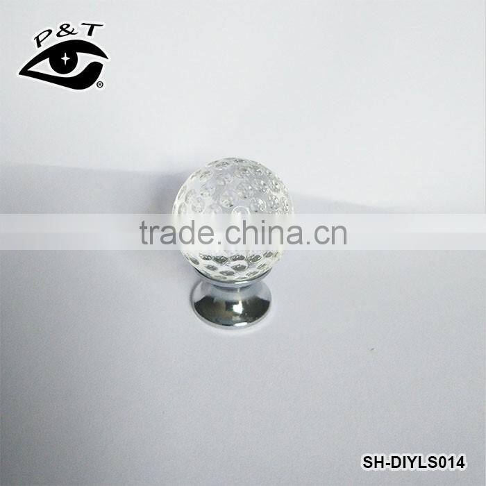 30MM Crystal Ball Door Handle Wardrobe Handle Decorations