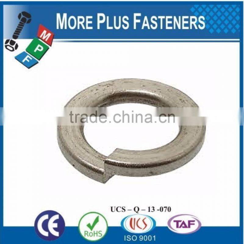 Made in Taiwan Lock Washer DIN 127 Form B Square End Spring Steel Bare Steel Zinc Plated