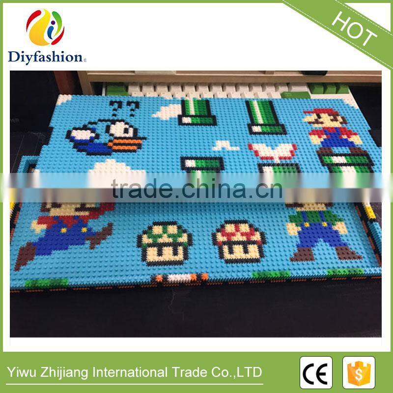 Mario mechanical keyboard mini building blocks box handmade blocks for kids