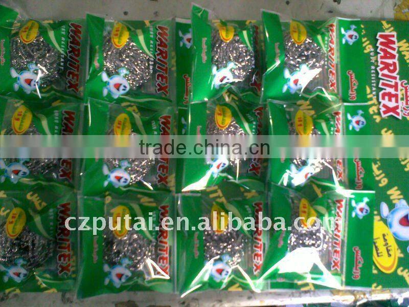 plastic mesh pot scrubber pad