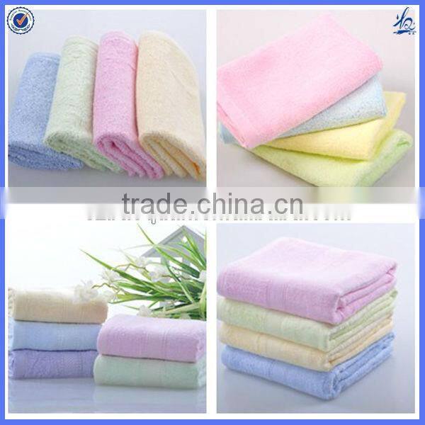 plain dyed cotton bamboo towel roll with dobby border