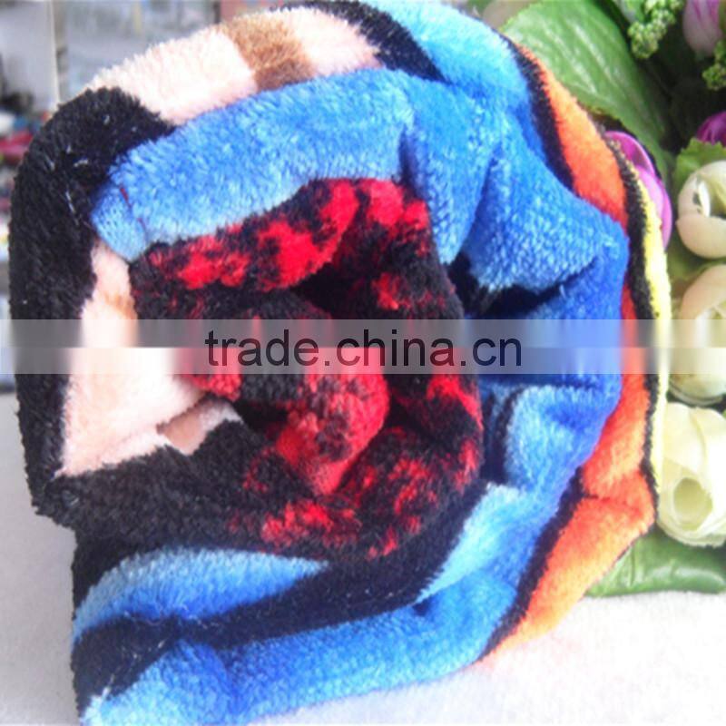 China supplier wholesale Superman cotton custom printed beach towel