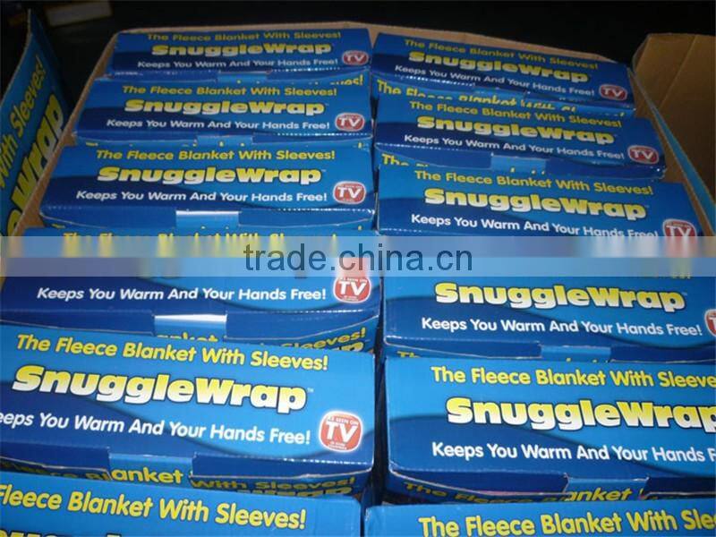 Custom remote control adult TV blanket polar fleece