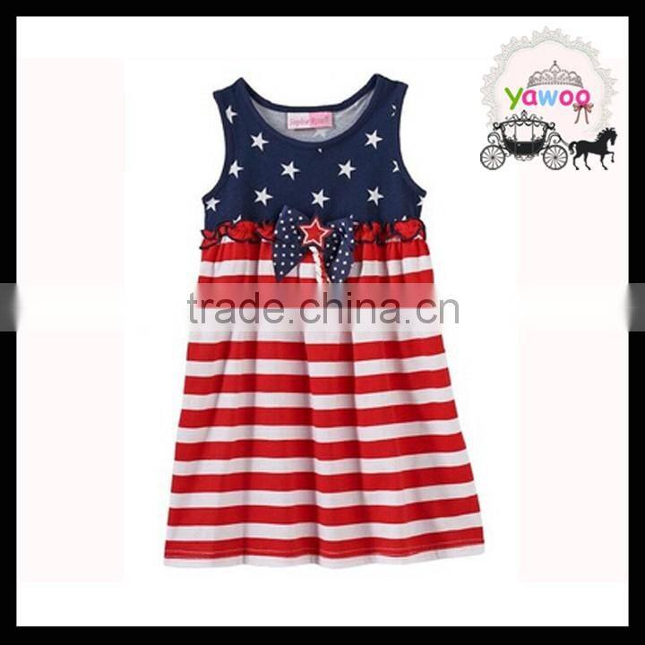 Neck design 4th of july dress girls summer dresses latest children frocks designs baby girls party wear dress