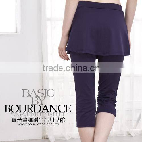 Yoga capri skirt pants