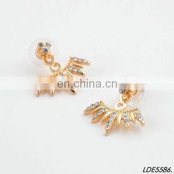 Teeny Tiny Gold Seashell Earrings Small Scallop Shell Simple Modern Jewelry