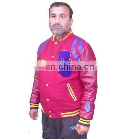 Black & Brown Varsity Jackets, Custom Logo Baseball Jackets, Camel Letterman Jackets, Wool Leather Bomber Jackets