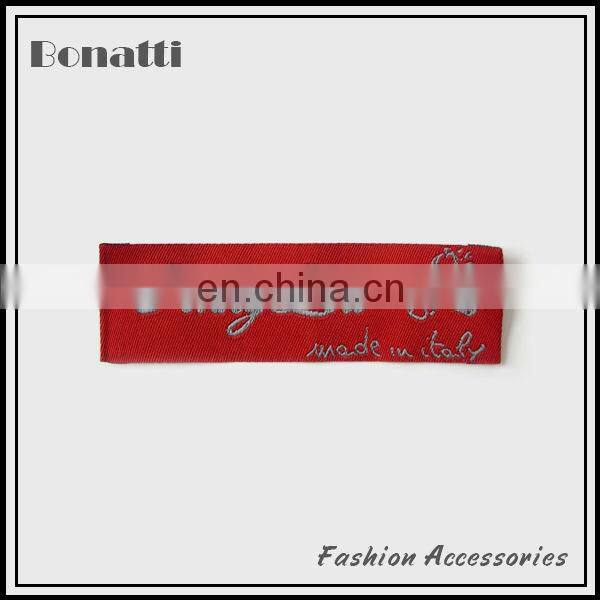 High quality custom woven label