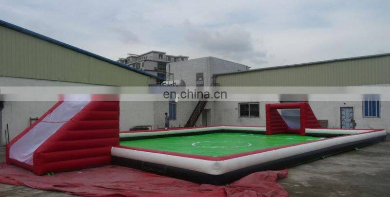 2015 newest inflatable soap football field