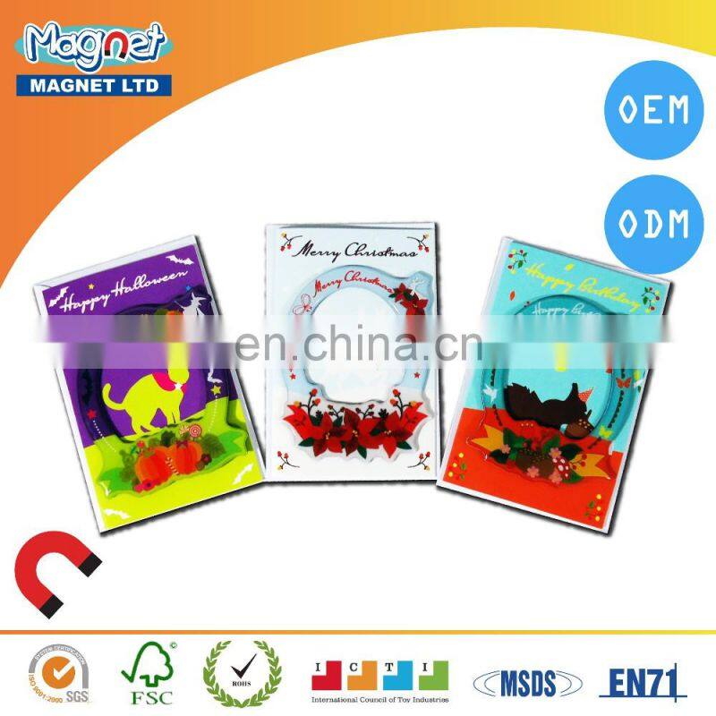 2016 popular functional gift mini card with magnet