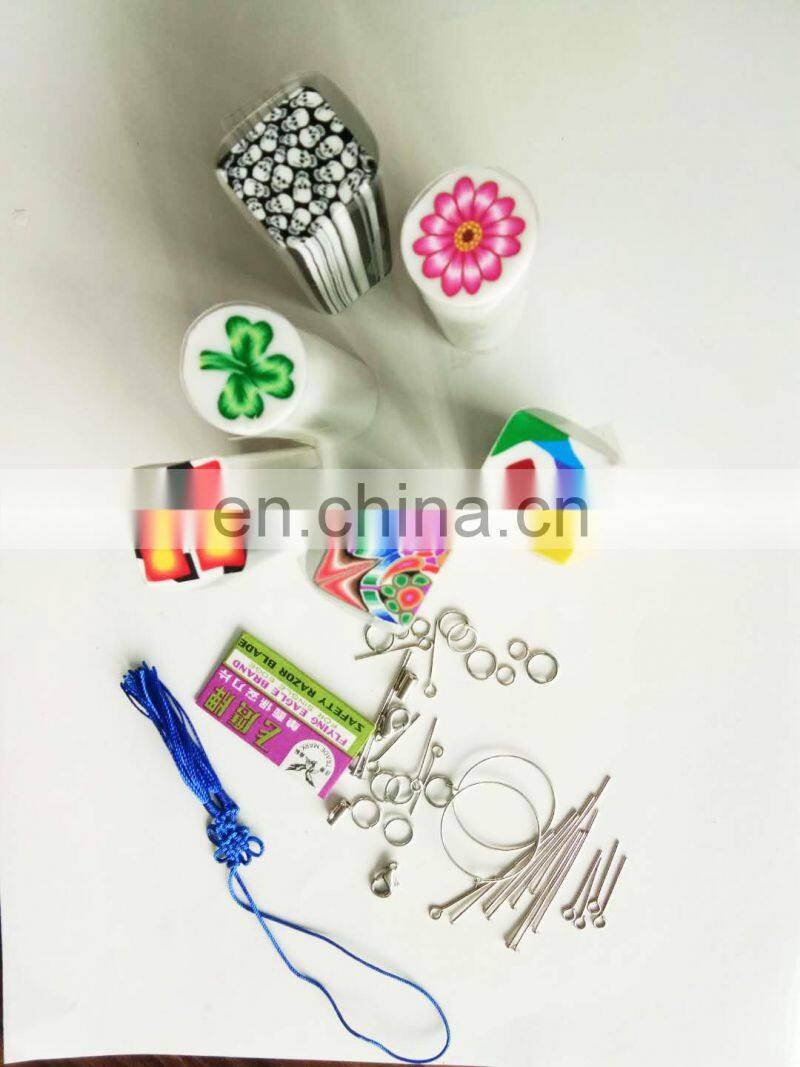 colorful soft unbaked polymer clay sticks set for DIY