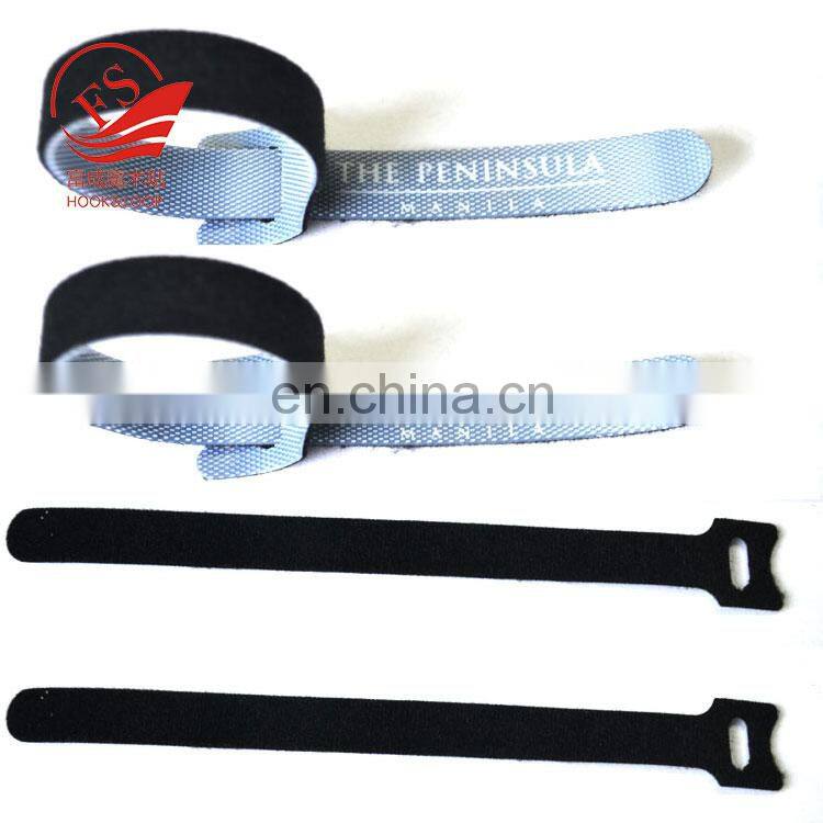 Conductive Hook loop tape injection mould cable tie