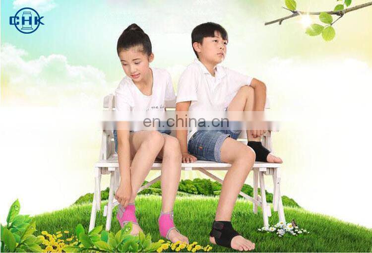 Children outdoors sports prevent sprain ankle support adjustable bandages pad sleeve