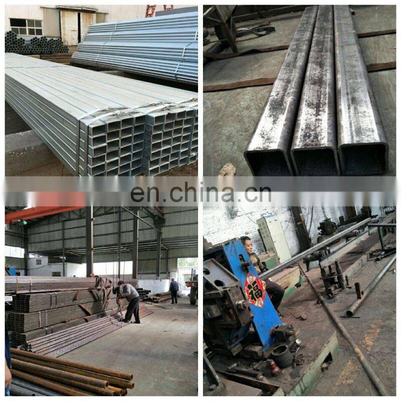Galvanized hollow section ms square and rectangular steel tubing